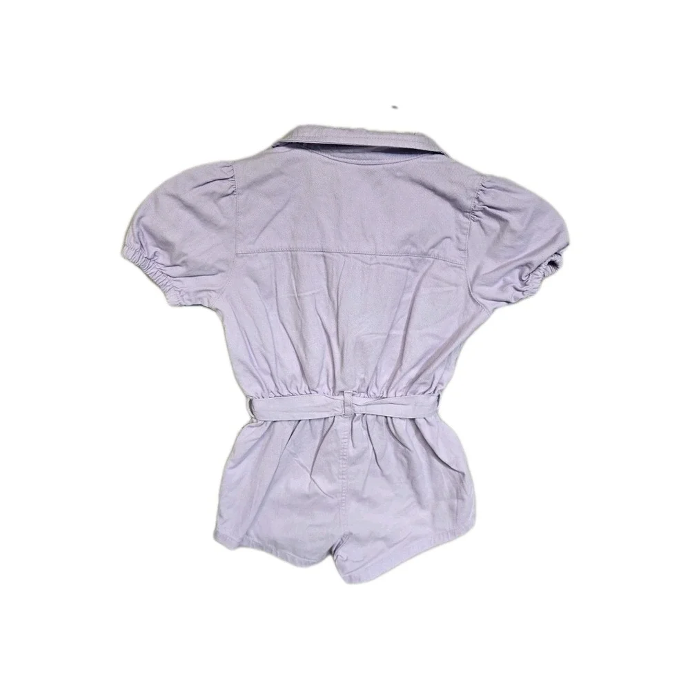 Vince Camuto Girls Purple Romper ‎ Size 5 Tie